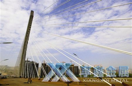 享鑫Q345B方管應用案例之青海西寧市首座斜拉橋